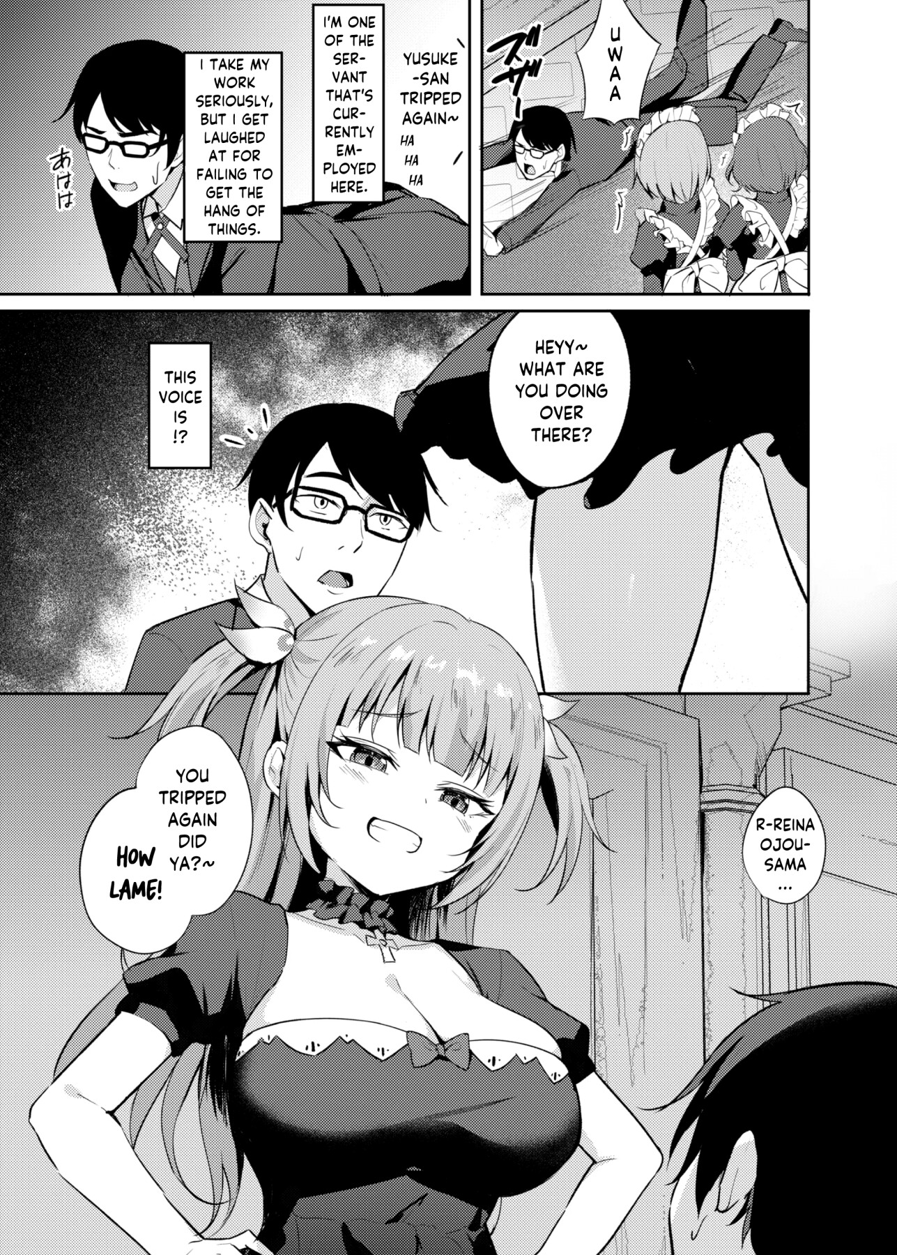 Hentai Manga Comic-The Bratty Lady wants Correction-Read-2